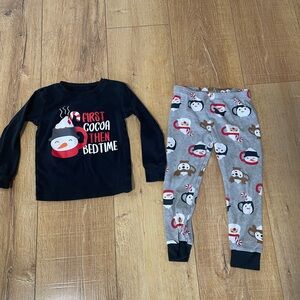 Carter's Black and Gray Cocoa Pajama Set